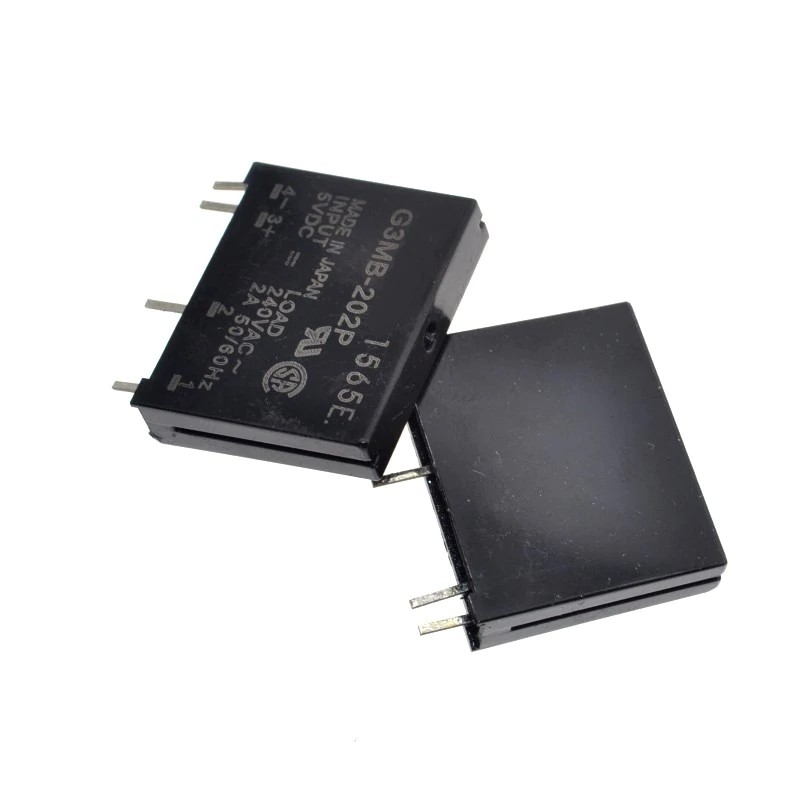 5 Relais Statiques SSR G3MB-202P - 240V AC/DC, 2A Charge, 12V Commande, Neuf, Générique