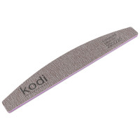 Пилка для ногтей Kodi Professional №71 полумесяц 220/220 коричневая