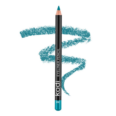 Карандаш для глаз Kodi Professional Eyeliner Pencil 09E Голубой Голубой карандаш для глаз помогает быстро создать яркие стрелки и выразительный взгляд без смазывания в течение дня