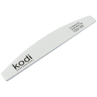 Пилка для ногтей Kodi Professional №14 полумесяц 100/180 белая