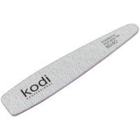Пилка для ногтей Kodi Professional №143 конусная 80/80 светло-серая