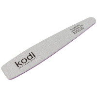 Пилка для ногтей Kodi Professional №148 конусная 220/220 светло-серая