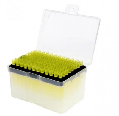 Наконечники для дозатора с фильтром типа Gilson 200 мкл стерильные в штативе 96 шт/уп Стерильные наконечники Gilson 200 мкл с фильтром предотвращают загрязнение проб и обеспечивают точное дозирование жидкостей в лабораторных условиях.