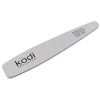 Пилка для ногтей Kodi Professional №151 конусная 100/150 светло-серая