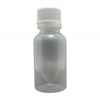 Флакон полимерный 50 мл с белой крышкой