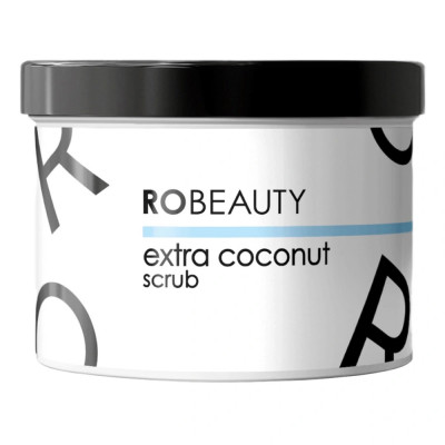Кокосовый скраб для тела RoBeauty Extra Coconut 500 мл Сухость, шелушение и потеря гладкости кожи становятся менее заметными уже после первых процедур. Кокосовый скраб мягко отшелушивает, интенсивно питает и дарит коже ощущение шелковистости.