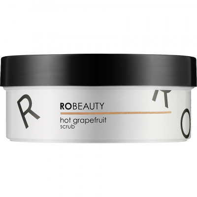 Грейпфрутовый антицеллюлитный скраб для тела RoBeauty Hot Grapefruit Scrub 250 мл Антицеллюлитный скраб с HotFlux помогает сделать кожу более гладкой и упругой, способствует уменьшению видимости целлюлита и дарит согревающий SPA-уход уже после первых процедур.