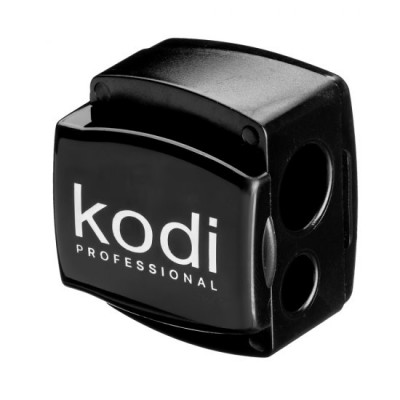 Точилка для косметических карандашей Kodi Professional (черная глянцевая, с двумя лезвиями) Точилка для косметических карандашей Kodi Professional (черная глянцевая, с двумя лезвиями) хорошо адаптируется к разным видам волокнистой древесины
