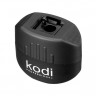 Точилка для косметических карандашей Kodi Professional (черная матовая, с одним лезвием)