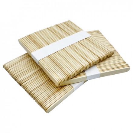 Шпатель деревянный El Studio 15 см 100 шт