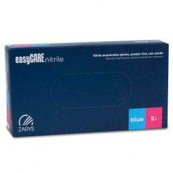 Рукавички нітрилові Zarys easyCARE Blue  S 100 шт