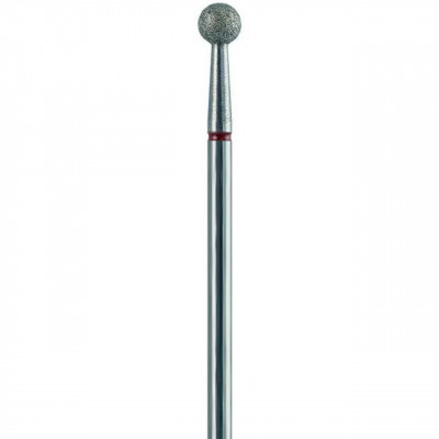 Алмазная фреза шар красная Алмазная фреза шар красная