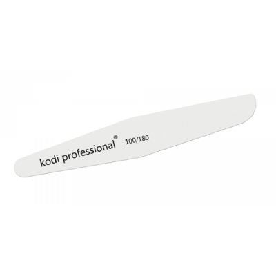 Пилка для ногтей Kodi Professional Ромб White 100/180 Профессиональная двухсторонняя пилка в форме ромба предназначена для опиливания искуcственных ногтей и типсов, а так же для запила боковых сторон, свободного края ногтя для придания нужной формы