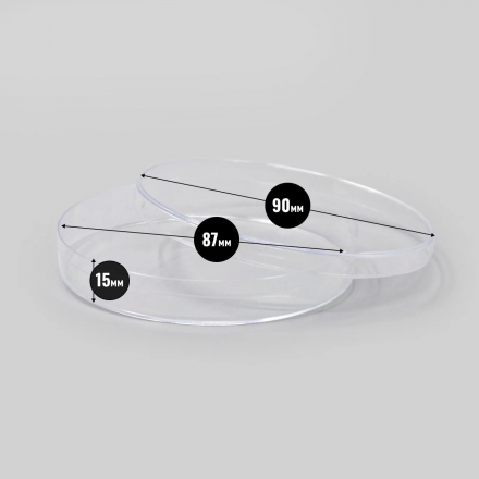 Чашка Петрі діаметром 90 мм 1 шт