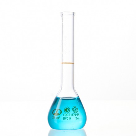 Volumetric flask 25 ml 1-25-2 GOST 1770-74